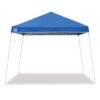 Z-Shade 10 x 10 Foot Angled Leg Instant Shade Outdoor Canopy Tent Portable Shelter with Durable Steel Frame and Carrying Bag, Blue