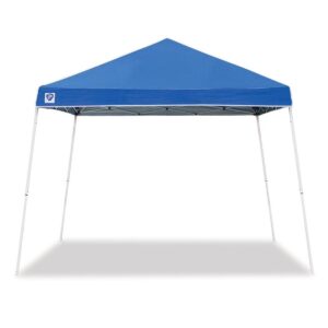 Z-Shade 10 x 10 Foot Angled Leg Instant Shade Outdoor Canopy Tent Portable Shelter with Durable Steel Frame and Carrying Bag, Blue