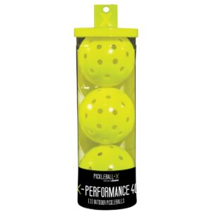 Franklin Sports Professional Pickle Balls 3pk - Optic Yellow