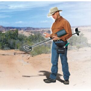 Bounty Hunter Quick Silver with Pinpointer and Carry Bag - Black