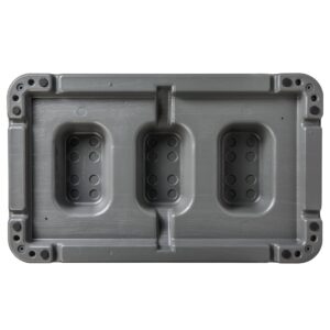 Escalade Sports 4" Stackable Aerobic Exercise Platform Step Deck - Gray
