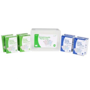 Edx Education School Friendly Playing Cards - Set of 8 Decks - 448 Cards