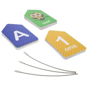 Bright Creations 3-Pack First Words Alphabet Numbers Flash Cards Total 78-Card Perfect Toddler Learning Preschool Educational Toys 4.9 x 2.75 inches