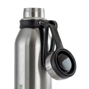 John Deere 25.5 Ounce Stainless Steel Thermal Bottle with Cap and Carry Loop