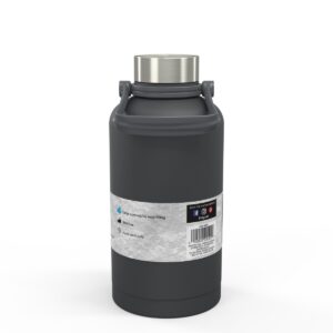 Zak Designs! 64oz Double Wall Stainless Steel Growler - Dark Gray