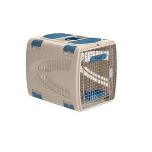Suncast PCS2417 Small Animal Air or Car Travel Pet Carrier w/ Food & Water Tray