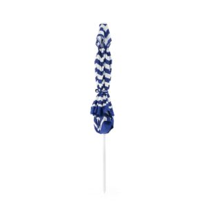 SlumberTrek 3049363VMI Maui 2-In-1 Outdoor Beach Cabana Gazebo Umbrella Shelter with Carrying Case, Blue