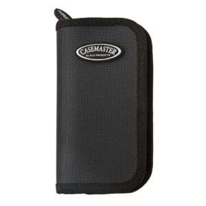 Viper Sinister Tungsten Darts Beveled Barrel and Deluxe Dart Case - Black