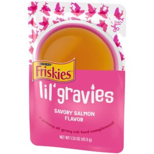 Friskies Gravies Savory Salmon Flavor Wet Cat Food - 1.92oz