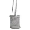 tackleFrabill 1291 Floating Live Bait Quarters Fish Keeper Storage 65 Gallon Capacity Basket Bucket Net, Gray