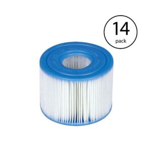 Intex PureSpa Type S1 Easy Set Pool Filter Replacement Cartridges (14 Filters)