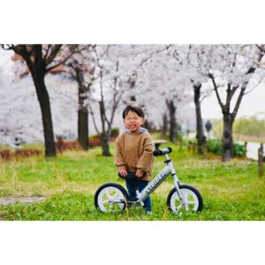 Strider Pro 12" Kids' Balance Bike - Silver