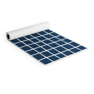 AveniexGrid Pattern Navyx (6mm) 24" x 70" xYoga Mat - Society6