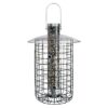 Droll Yankees Sunflower Domed Cage Shelter Feeder - Silver