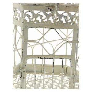 21"H Iron Bird House - White - Olivia & May
