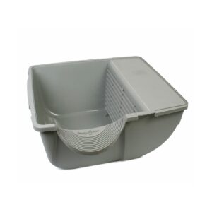 Omega Paw PR-RA15-1 Roll N Clean Self Separating Self Cleaning Litter Box, Blue