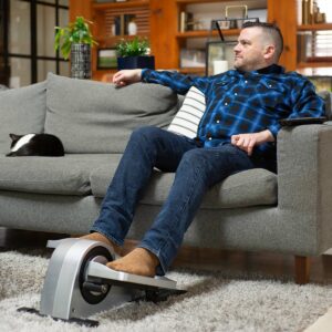 Cubii Pro Compact Seated Elliptical Machine with Bluetooth - Chrome