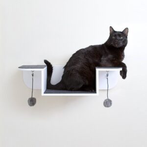 Hauspanther Nest Perch Cat Scratcher - White