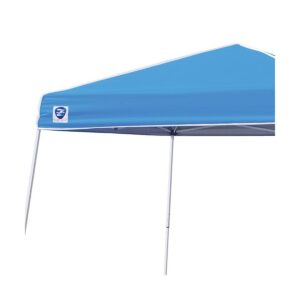 Z-Shade 10' x 10' Angled Leg Canopy & 4 Taffeta Sidewall Accessory Packs, Blue