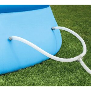 Intex 15' x 42" Inflatable Easy Set Swimming Pool and Debris Vinyl Cover Tarp