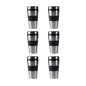 BergHOFF Orion 16Oz Stainless Steel Travel Mug, Set of 6
