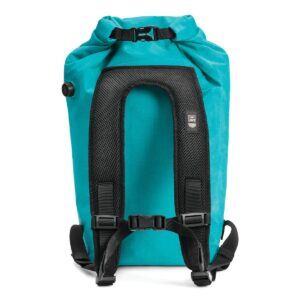 IceMule 1008-TQ Jaunt Large Collapsible Portable Soft Sided Roll Top 15 Liter 12 Can Lightweight Insulated Waterproof Leak Proof Backpack Cooler Bag