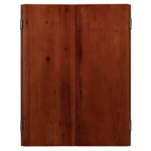 Viper Metropolitan Cinnamon Finish Sisal Bristle Steel Tip Dartboard Cabinet