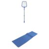 Swimline Swimming Pool Skimmer Net & Swimline Vinyl Protective Pool Ladder Mat