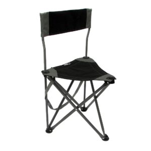 TravelChair Ultimate Slacker 2.0 Portable Outdoor Folding Stool Seat, Black