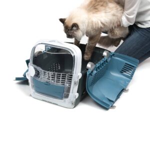 Catit Cabrio Dog and Cat Carrier - Blue/Gray