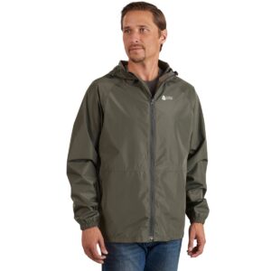 Sierra Designs Adult Packable Rain Jacket Gray - XL/XXL