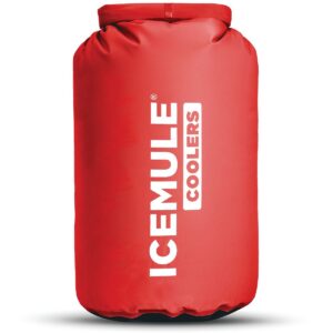 IceMule 1005 Classic Collapsible Portable Soft Sided Roll Top 15 Liter 12 Can Lightweight Insulated Waterproof Leak Proof Backpack Cooler Sling Bag