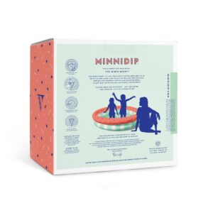 Minnidip Watermelon Minni-Minni Kiddie Pool - Coral Red