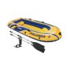 Intex 68370EP Challenger 3 Inflatable Raft Boat Set With Pump And Oars, Blue