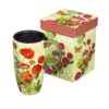 Evergreen Boxed Ceramic Latte Travel Cup 17oz, Botanica