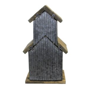 Home & Garden 14.75" Townhouse Bird House Decor Two Tier Direct Designs International - Bird And Insect Houses
