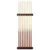 Viper Traditional Mahogany 8 Cue Wall Cue Rack