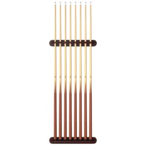 Viper Traditional Mahogany 8 Cue Wall Cue Rack
