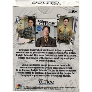 NMR Distribution The Office Dwight Quotes Playing Cards | 52 Card Deck + 2 Jokers