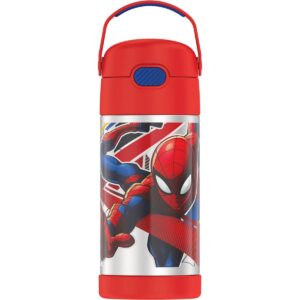 Thermos Spider-Man 12oz FUNtainer Water Bottle with Bail Handle - Red