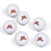NCAA Minnesota Golden Gophers Table Tennis Balls 6pk