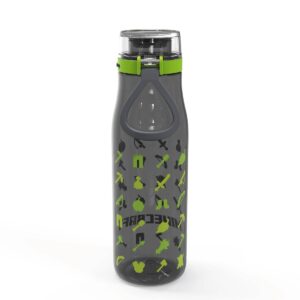 Minecraft 25oz Plastic Kiona Water Bottle with Straws - Zak Designs
