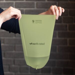 Earth Rated Compostable Waste Disposal Bags - 4 Rolls/60 Bags