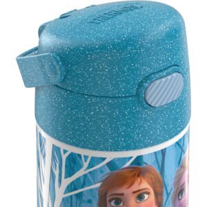 Thermos Frozen 2 12oz FUNtainer Water Bottle with Bail Handle - Blue Glitter