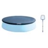 Intex 13' x 12" Easy Set Above Ground Rope Tie Vinyl Pool Cover & Skimmer Net