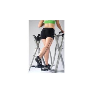 Gazelle GFRSTCAT Freestyle Fitness Glider with Pulse Monitor, Water Bottle, & 2 Workout DVDs for Home, Office or Gym Cardio Exercise Machine Equipment