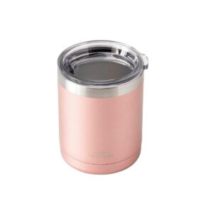 Monoprice Lowball Tumbler - 10 fl. oz. Rose Gold, BPA-free, Sweatproof, 2x Wall Vacuum Insulated - Pure Outdoor Collection