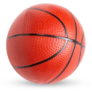 HearthSong 2-in-1 Basketball and Magnetic Dart Game for Indoor Play with Six Darts, Inflatable Basketball, Pump, and Hoop