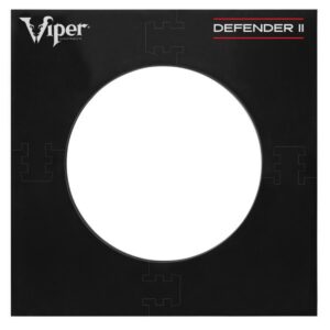 Viper Defender II Steel Tip Dart Wall Protector Square Backing Surround, Black