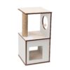 Catit Vesper V-Box Cat Scratcher - White - S